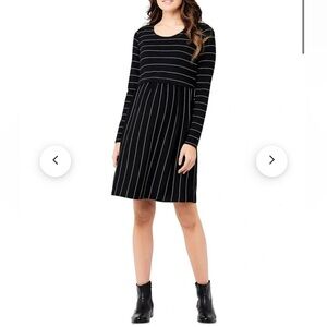 Ripe Maternity Crop Top Nursing Dress medium